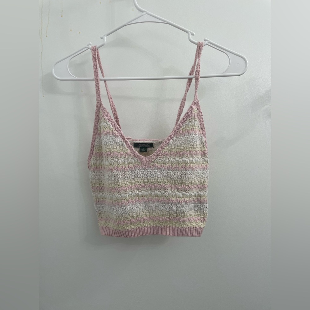 Multi-color knit top